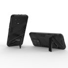 RMPACK Xiaomi 13 Tok Ütésállókivitel Kitámasztható PC + TPU 2in1 Anti-Drop Series Kameralencse védelemmel Fekete