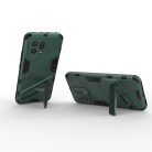 RMPACK Xiaomi 13 Tok Ütésállókivitel Kitámasztható PC + TPU 2in1 Anti-Drop Series Kameralencse védelemmel Zöld