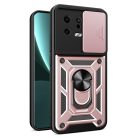 RMPACK Xiaomi 13 Ütésálló Tok Best Armor Ring Style + Camera Protector Lencsevédelemmel Rózsaarany