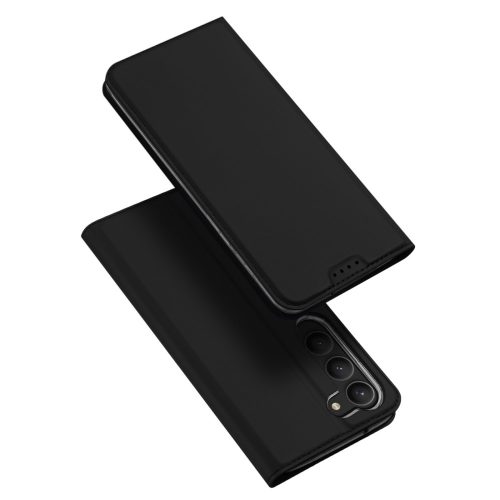 RMPACK Samsung Galaxy S23 Notesz Tok Mágneses DUX DUCIS Skin Pro Series Kitámasztható Kártyatartóval Fekete