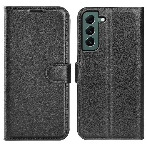RMPACK Samsung Galaxy S23+ Notesz Tok Business Series Kitámasztható Bankkártyatartóval Fekete