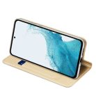 RMPACK Samsung Galaxy A54 5G Notesz Tok Mágneses DUX DUCIS Skin Pro Series Kitámasztható Kártyatartóval Arany 