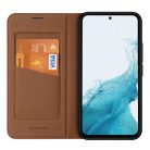 RMPACK Samsung Galaxy A54 5G Bőrtok Notesz DUX DUCIS Premium Skin X2 Series Kitámasztható - Kártyatartóval Barna