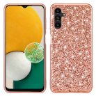 RMPACK Samsung Galaxy A54 5G Csillámló Szilikon Tok Glitter Shiny Series Rózsaarany