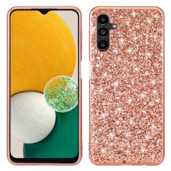   RMPACK Samsung Galaxy A54 5G Csillámló Szilikon Tok Glitter Shiny Series Rózsaarany