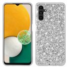 RMPACK Samsung Galaxy A54 5G Csillámló Szilikon Tok Glitter Shiny Series Ezüst