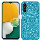 RMPACK Samsung Galaxy A54 5G Csillámló Szilikon Tok Glitter Shiny Series Türkiz