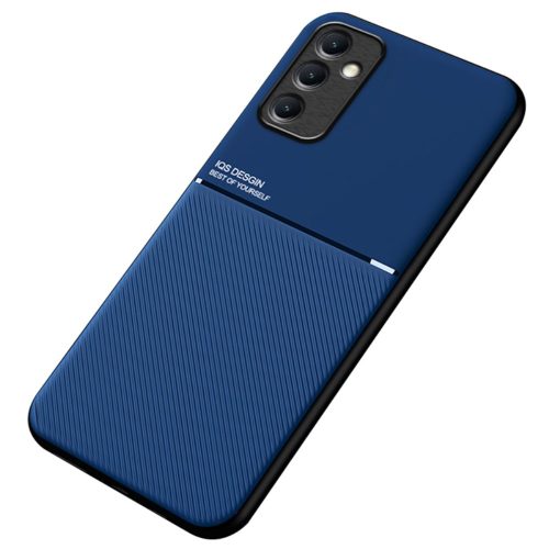 RMPACK Samsung Galaxy A54 5G Tok Magnetic Lines Karbon Mintázattal Mágneses - Autós Tartóhoz - Kék