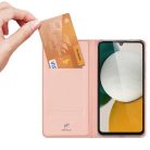 RMPACK Samsung Galaxy A34 5G Notesz Tok Mágneses DUX DUCIS Skin Pro Series Kitámasztható Kártyatartóval Rózsaarany