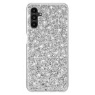 RMPACK Samsung Galaxy A34 5G Csillámló Szilikon Tok Glitter Shiny Series Ezüst