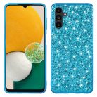 RMPACK Samsung Galaxy A34 5G Csillámló Szilikon Tok Glitter Shiny Series Türkiz