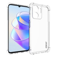  RMPACK Honor X7a Szilikon Tok Ütésállókivitel ENKAY Kamera Lencse Védő Kerettel Drop-Proof Áttetsző