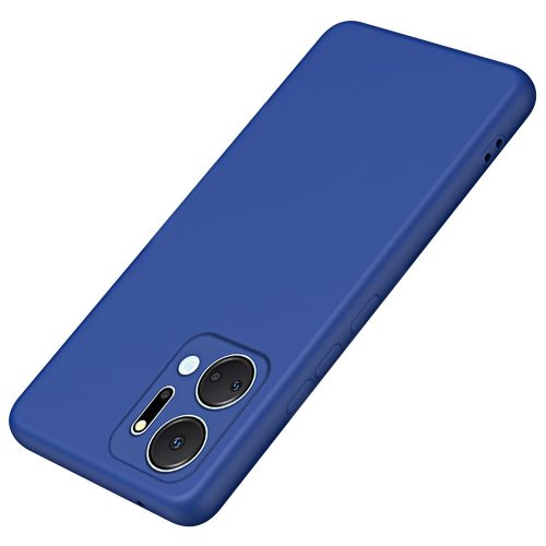 RMPACK Honor X7a Szilikon Tok Lens Protector TPU Sötétkék