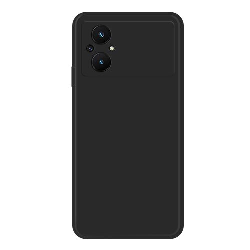 RMPACK Xiaomi Poco M5 Szilikon Tok Lens Protector TPU Fekete