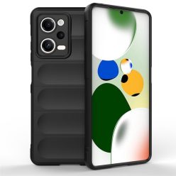   RMPACK Xiaomi Redmi Note 12 Pro 5G Szilikon Tok Rugged Armor Style 2in1 Shock Fekete