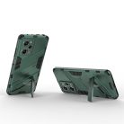 RMPACK Xiaomi Redmi Note 12 Pro 5G Tok Ütésállókivitel Kitámasztható PC + TPU 2in1 Anti-Drop Series Kameralencse védelemmel Zöld