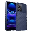 RMPACK Xiaomi Redmi Note 12 Pro 5G Szilikon Tok Twill Ütésálló Thunder Series Kivitel Sötétkék