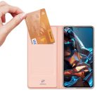 RMPACK Xiaomi Redmi Note 12 Pro 5G Notesz Tok Mágneses DUX DUCIS Skin Pro Series Kitámasztható Kártyatartóval Rózsaarany