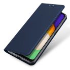 RMPACK Samsung Galaxy A14 5G Notesz Tok Mágneses DUX DUCIS Skin Pro Series Kitámasztható Kártyatartóval Sötétkék