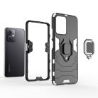 RMPACK Xiaomi Redmi Note 12 5G Védőtok Ring Guard Gyűrűs 2in1 Tok Ütésálló - Kitámasztható TPU Hybrid Fekete