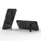 RMPACK Xiaomi Redmi Note 12 5G Tok Ütésállókivitel Kitámasztható PC + TPU 2in1 Anti-Drop Series Kameralencse védelemmel Fekete