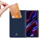 RMPACK Xiaomi Redmi Note 12 5G Notesz Tok Mágneses DUX DUCIS Skin Pro Series Kitámasztható Kártyatartóval Kék