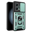 RMPACK Xiaomi Redmi Note 12 5G Ütésálló Tok Best Armor Ring Style + Camera Protector Lencsevédelemmel Zöld