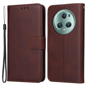   RMPACK Honor Magic5 Pro 5G Notesz Tok Business Series V2 Kitámasztható Bankkártyatartóval Barna