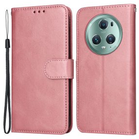   RMPACK Honor Magic5 Pro 5G Notesz Tok Business Series V2 Kitámasztható Bankkártyatartóval Rózsaarany