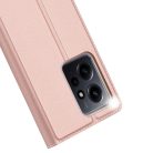 RMPACK Xiaomi Redmi Note 12 4G Notesz Tok Mágneses DUX DUCIS Skin Pro Series Kitámasztható Kártyatartóval Rózsaarany