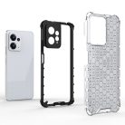 RMPACK Xiaomi Redmi Note 12 4G Szilikon Tok 2in1 HoneyComb Series Ütésállókivitel Shockproof Szürke