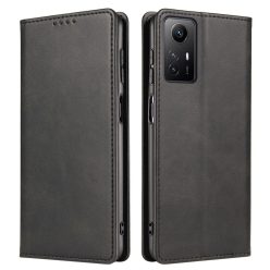   RMPACK Xiaomi Redmi Note 12S 4G Notesz Tok Business Series V2 Kitámasztható Bankkártyatartóval Fekete