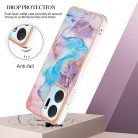 RMPACK Honor X7a Szilikon Tok Marble RMPACK Style Márvány Mintázattal Milky A01