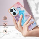 RMPACK Honor X7a Szilikon Tok Marble RMPACK Style Márvány Mintázattal Milky A01