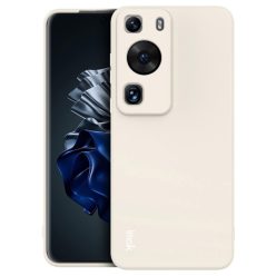   RMPACK Huawei P60/P60 Pro Szilikon Tok IMAK UC-4 Series Kamera Lencse Védő Kerettel Drop-Proof Fehér