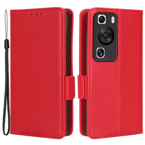 RMPACK Huawei P60/P60 Pro Notesz Tok Business Series V3 Kitámasztható Kártyatartóval Piros