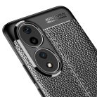 RMPACK Honor 90 5G Szilikon Tok New Carbon Series Mintázattal Fekete