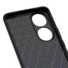 RMPACK Honor 90 5G Szilikon Tok New Carbon Series Mintázattal Sötétkék