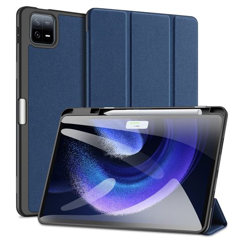 RMPACK Xiaomi Pad 6 / Pad 6 Pro Notesz Tok DUX DUCIS Domo Series Kitámasztható 2in1 PU+TPU SmartCover Kék