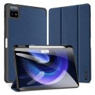 RMPACK Xiaomi Pad 6 / Pad 6 Pro Notesz Tok DUX DUCIS Domo Series Kitámasztható 2in1 PU+TPU SmartCover Kék