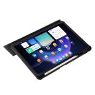 RMPACK Xiaomi Pad 6 Pro / Pad 6 Tok Notesz Kitámasztható Tri-Fold Series + Smart Pen Ceruza Tartóval Fekete