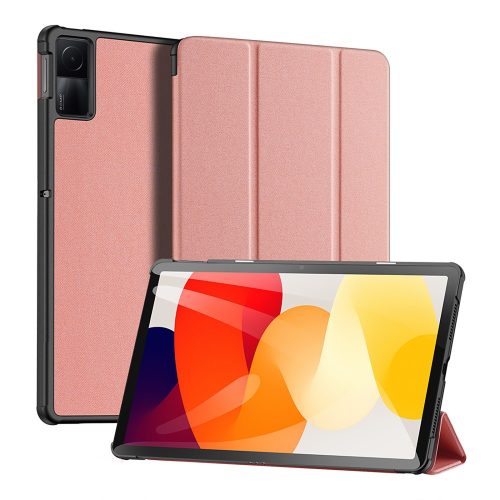 RMPACK Xiaomi Redmi Pad SE Tok DUX DUCIS DOMO Series Tri-Fold Rózsaszín