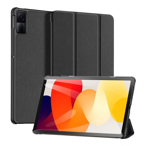 RMPACK Xiaomi Redmi Pad SE Tok DUX DUCIS DOMO Series Tri-Fold Fekete