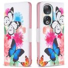 RMPACK Honor 90 5G Notesz Tok Mintás Kitámasztható - Kártyatartóval Colorful Series A03