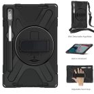 RMPACK Lenovo Tab P11 Pro Gen 2 Tok Ütésállókivitel - Forgatható - Kézpánttal Protective Series Fekete