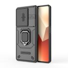 RMPACK Xiaomi Redmi Note 13 5G Ütésálló Tok FUTURE Armor Slide - Gyűrűs Kitámasztható Fekete