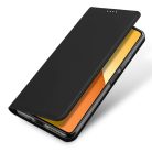 RMPACK Xiaomi Redmi Note 13 5G Notesz Tok Mágneses DUX DUCIS Skin Pro Series Kitámasztható Kártyatartóval Fekete