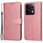 RMPACK Xiaomi Redmi Note 13 Pro 5G Notesz Tok Business Series V2 Kitámasztható Bankkártyatartóval Rózsaarany