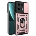 RMPACK Xiaomi Redmi Note 13 Pro 5G Ütésálló Tok Camshield Gyűrűs - Ring Style Rózsaarany