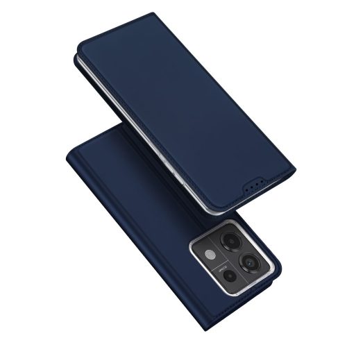 RMPACK Xiaomi Redmi Note 13 Pro 5G Notesz Tok Mágneses DUX DUCIS Skin Pro Series Kitámasztható Kártyatartóval Kék